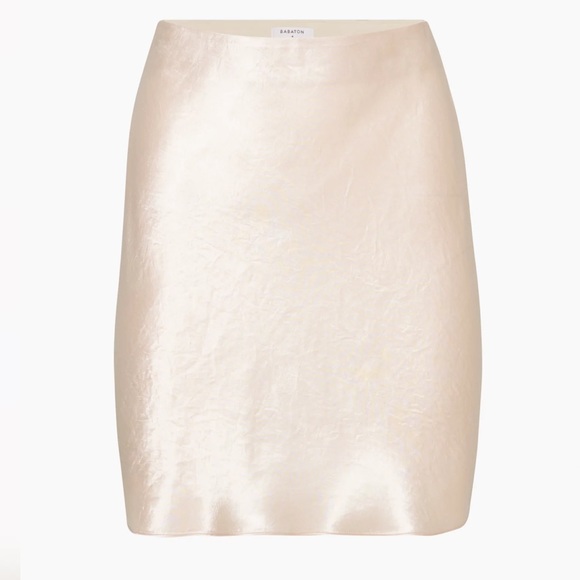ARITZIA // BABATON ✨ SLIP SATIN MIDI SKIRT 🪡 - Picture 5 of 5